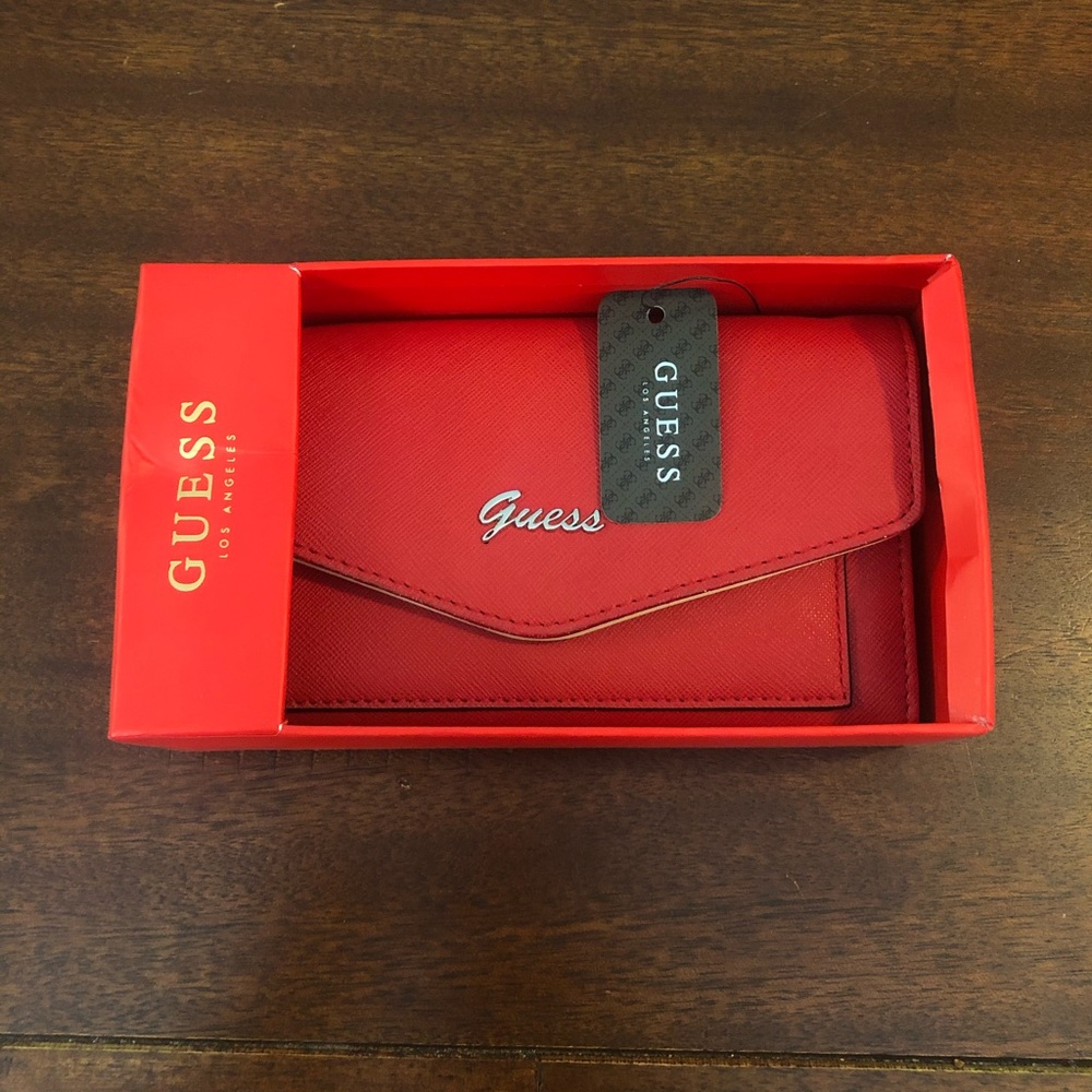 Guess Red Gleeson Wallet